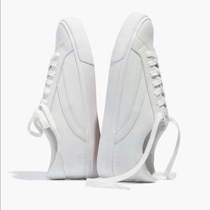 NEW Madewell Sidewalk Low-Top Sneakers in Leather